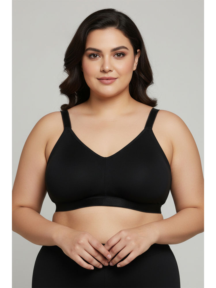 Zivame True Curv Single Layered Non Wired Full Coverage 360 Minimiser Bra - Tap Shoe-image-12