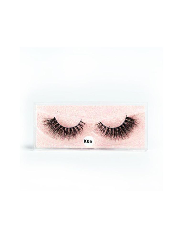 BOBI 5D Kliche Long Natural Eyelashes Comfortable Lightweight & Reusable For Women K05-1 Pair-picture-18