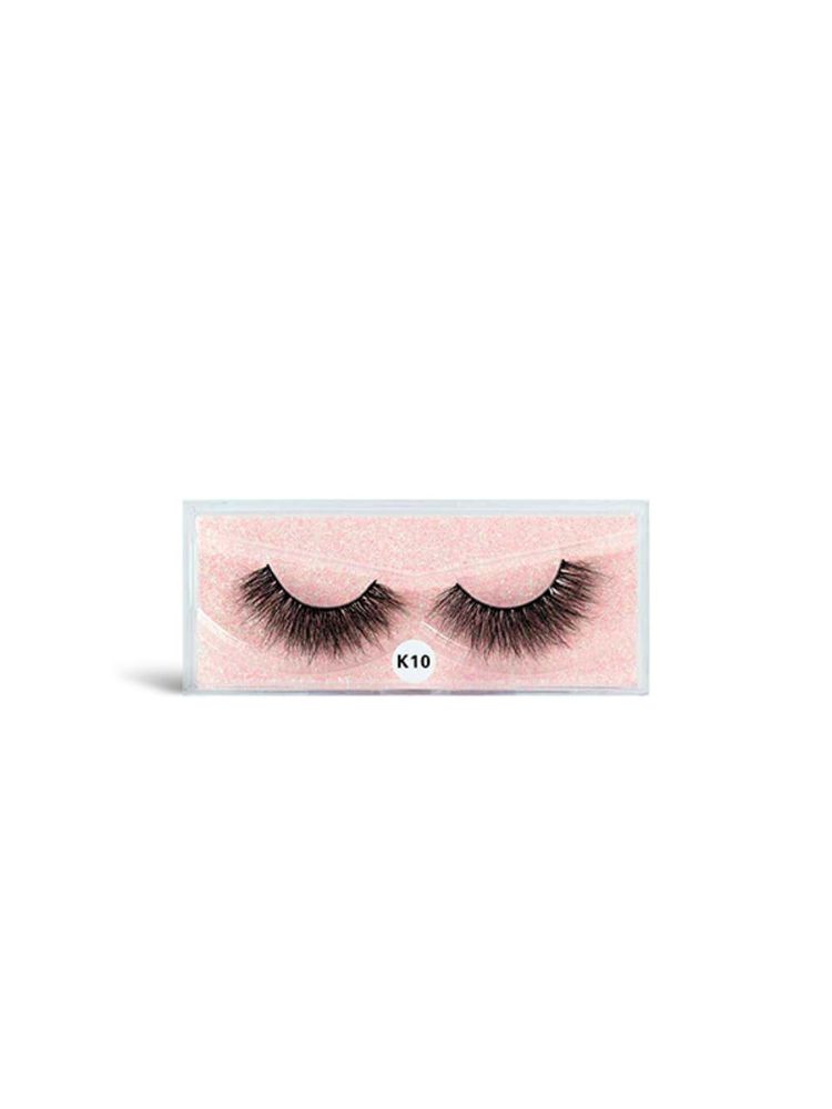 BOBI 5D Kinky Long Natural Eyelashes Comfortable Lightweight & Reusable For Women K10-1 Pair-picture-10