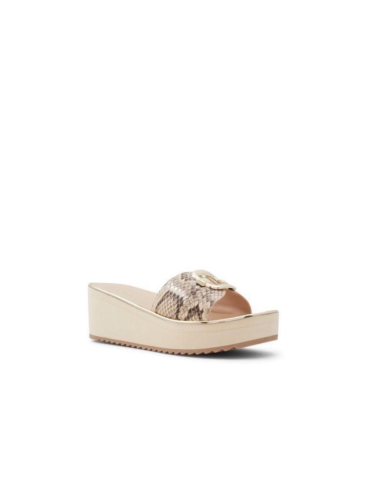 Aldo ONAYLLAN-IN101 Brown Synthetic Eva Wedges Heels-picture-19