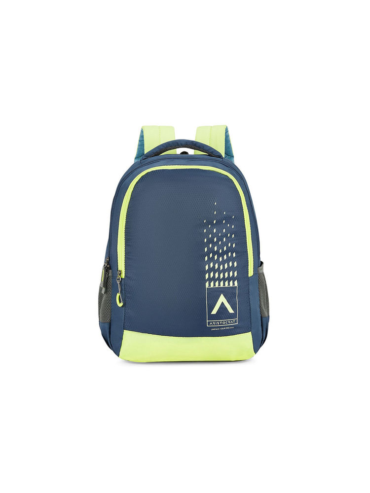 Aristocrat Polyester 27L Alps Backpack Navy Blue For Men & Women-image-2