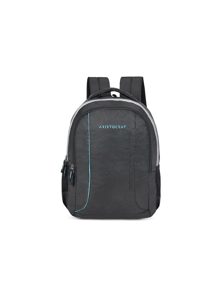 Aristocrat Polyester 26L Amp Laptop Backpack - H Black For Men & Women-picture-20
