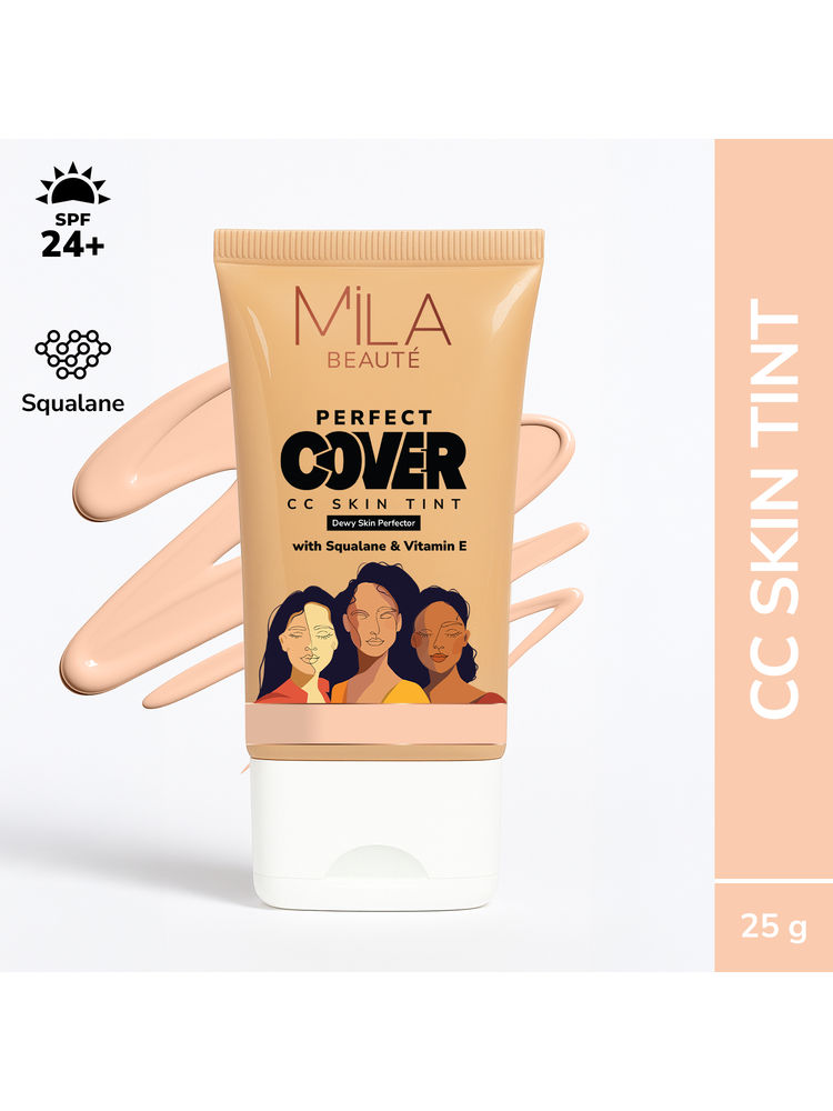 Mila Beaute Perfect Cover CC Skin Tint with SPF 24+ & Squalane