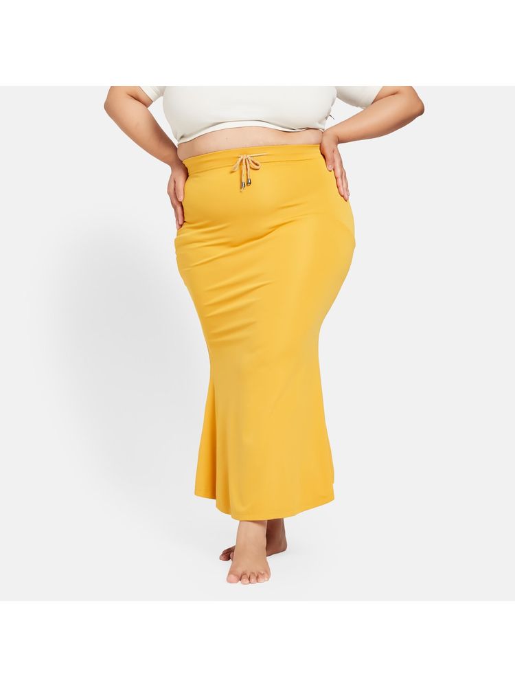 Secrets By ZeroKaata Plus Size Seamless Saree Petticoat with Side Drawstring-image-30