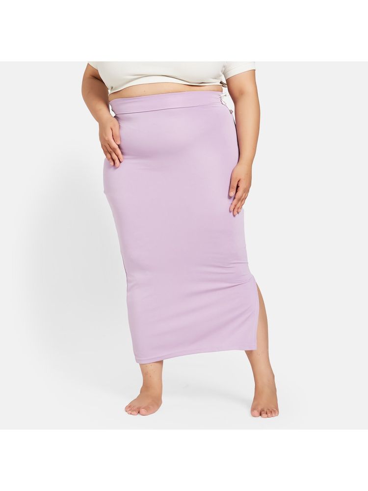 Secrets By ZeroKaata Plus Size Seamless Saree Petticoat with Side Drawstring-image-28