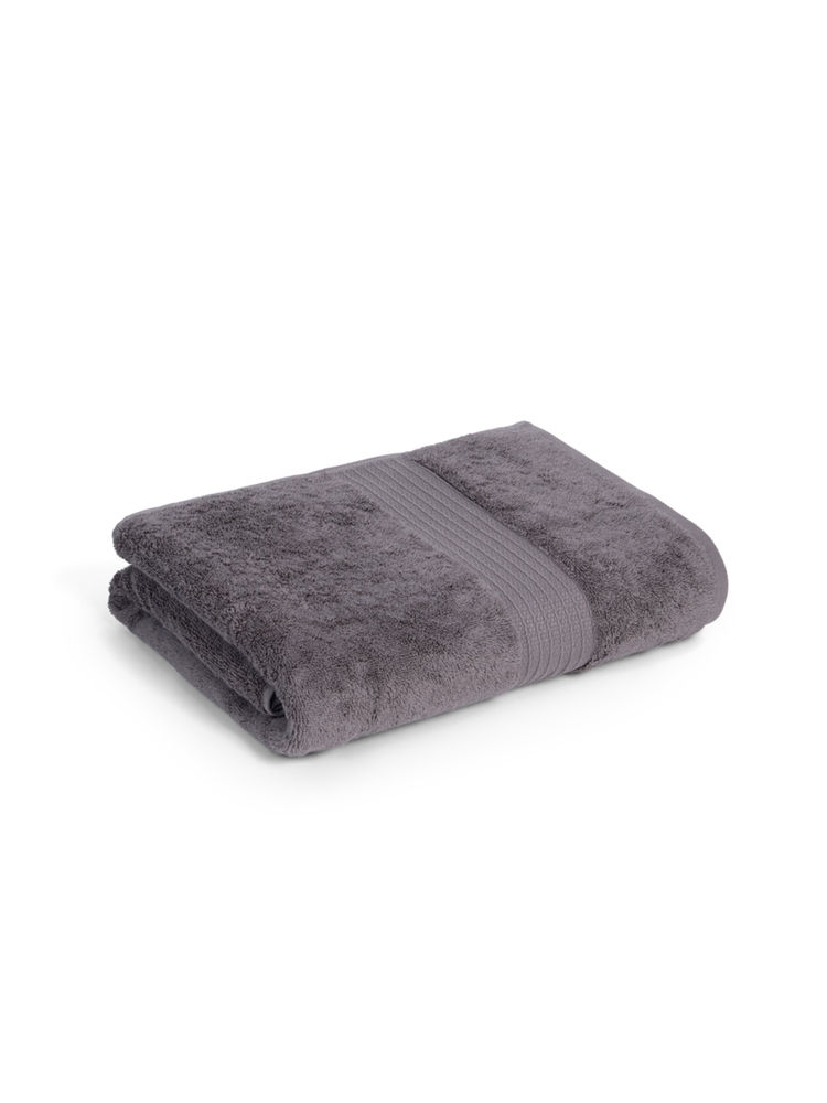 Feather & Spun Grey Organic Cotton - Bath Towel (M)-image-8