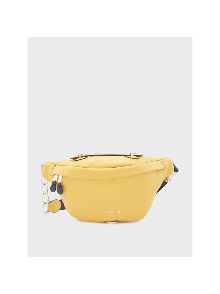Caprese Yellow Solid Crossbody Bag-picture-19