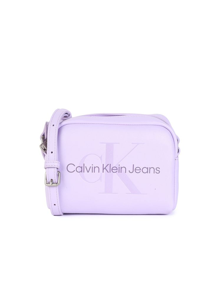 calvin klein fashion Calvin Klein Purple Solid Sling Bag-picture-22