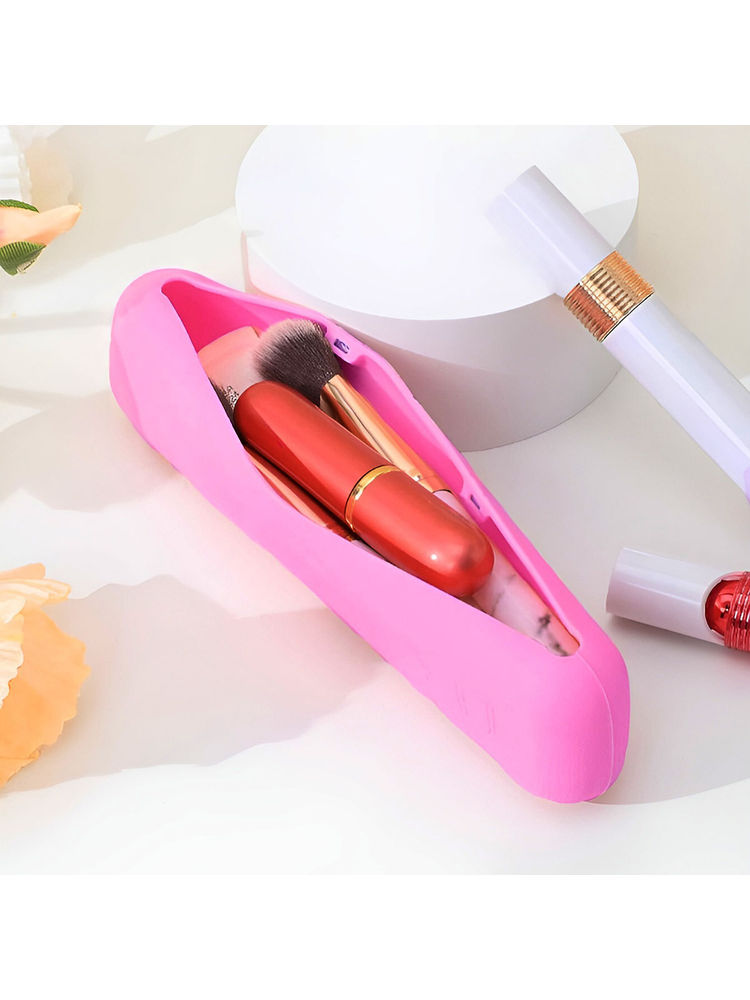 NFI Essentials Pink Cosmetic Organizer Womens Makeup Brush Pouch-picture-27