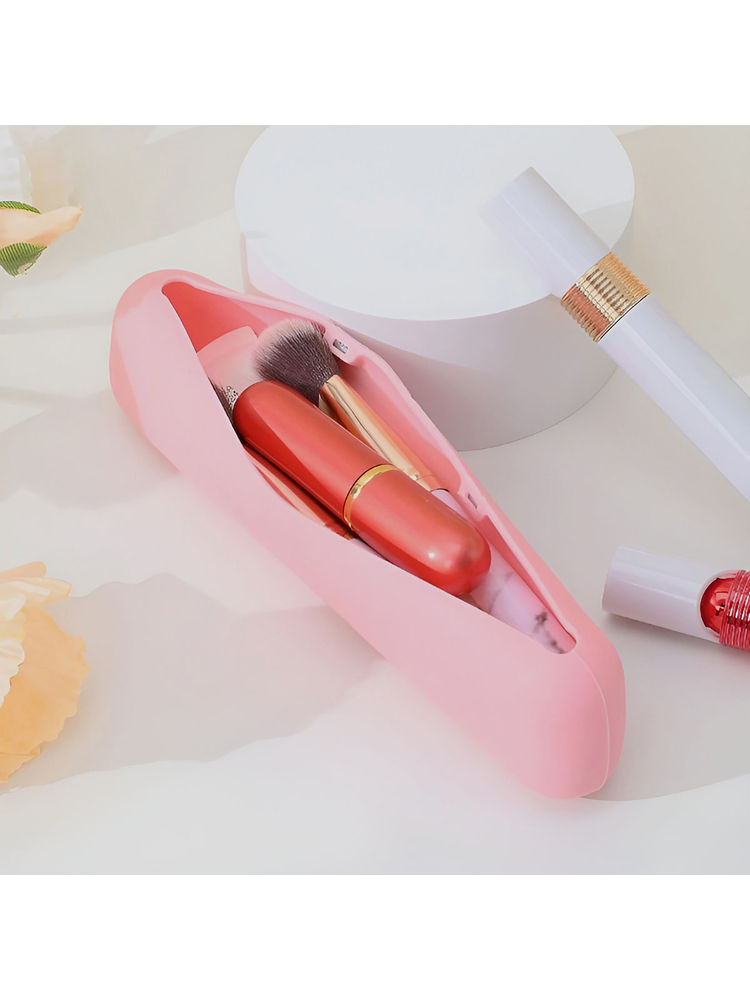 NFI Essentials Pink Cosmetic Organizer Womens Makeup Brush Pouch-picture-26