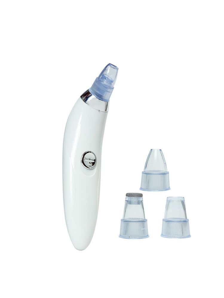 Bronson Professional Pore Cleanser Blackhead Dermasuction Remover Battery Operated With 4 Nozzles