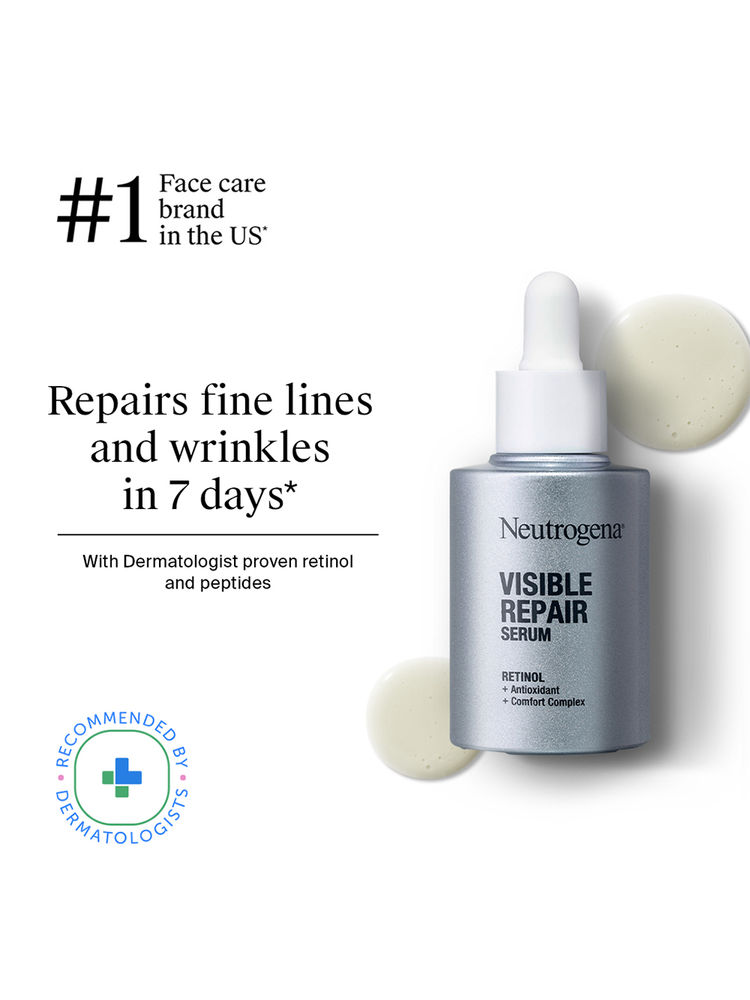 Neutrogena Visible Repair Anti-Ageing Retinol + Peptide Night Face Serum For Wrinkles & Fine Lines-picture-18