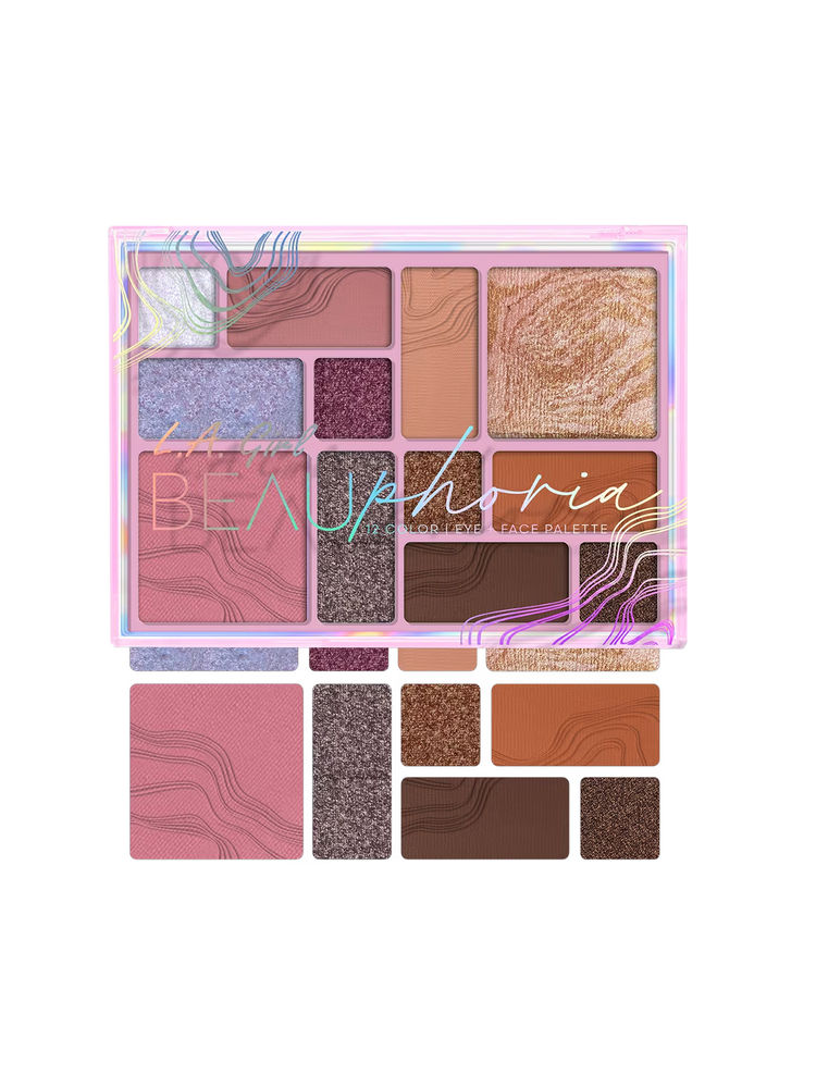L.A. Girl Beau Phoria 12 Color Eye/Face Palette-picture-24