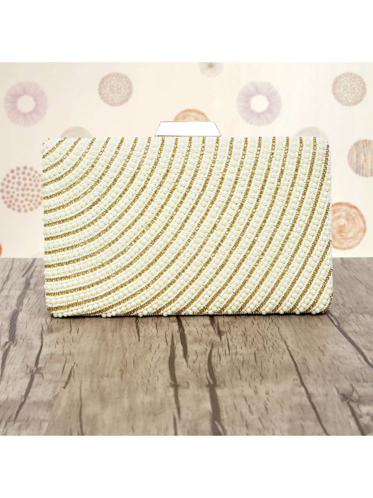 Peora Clutch Purses for Women Wedding Handmade Evening Party Bridal Clutch - C21Grn-image-26