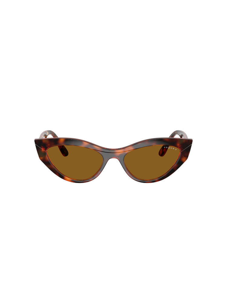 Vogue Eyewear Women Polarized Brown Lens Cat Eye Sunglasses - 0VO5637SUW6568352 (52)-image-45