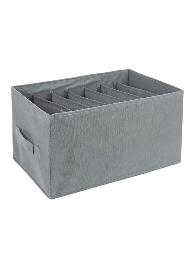 NFI Essentials 7 Grids Foldable Storage Box Large Organizer Box with Handles-picture-10