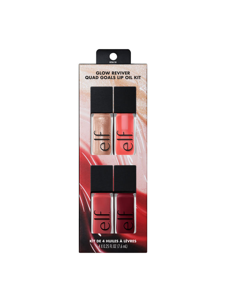 e.l.f. Cosmetics Glow Reviver Quad Goals Lip Oil Kit-image-16
