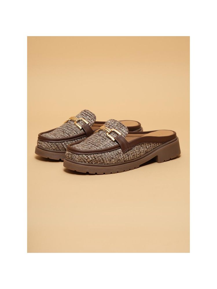 Eridani Arthur Brown Buckle Loafers-image-36