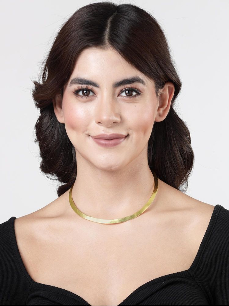 Gahan Womens Gold Plated Choker Necklace-picture-29