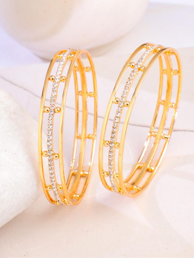 Gahan Womens Gold Plated Handcrafted Bangles (Pack of 2)-picture-18