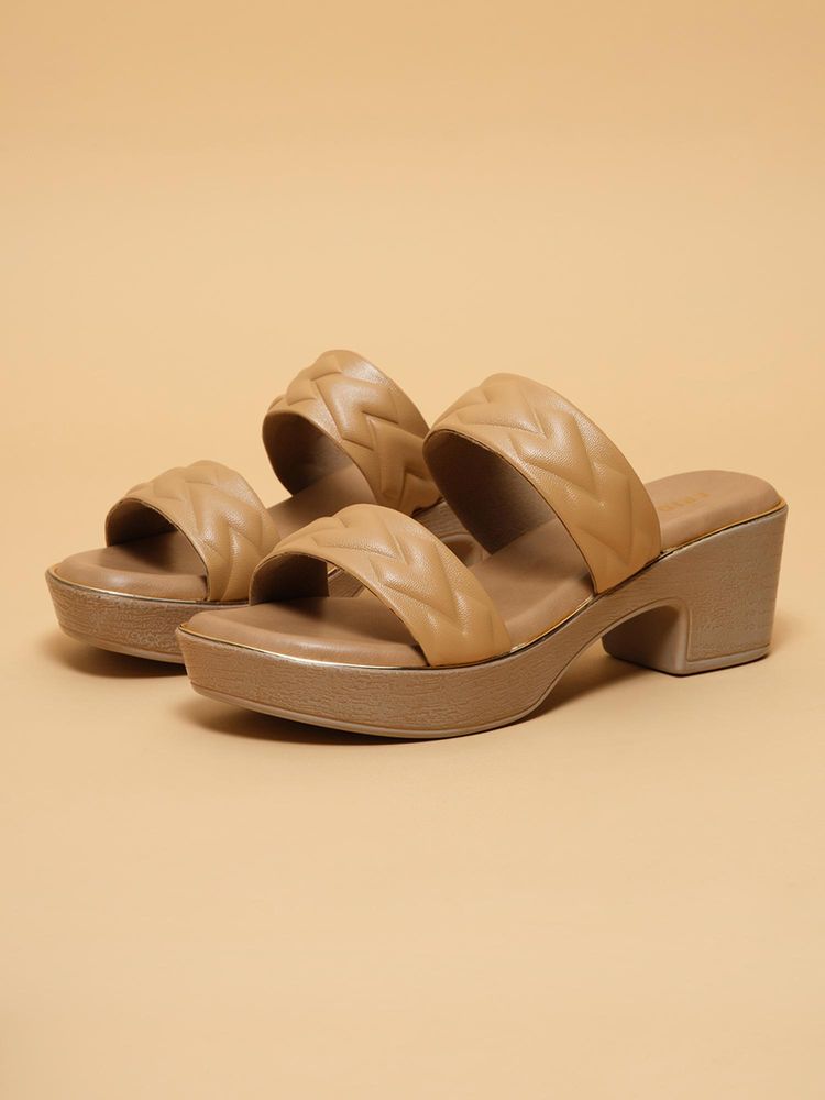 Eridani Edna Beige Casual Sandals Heels-picture-18