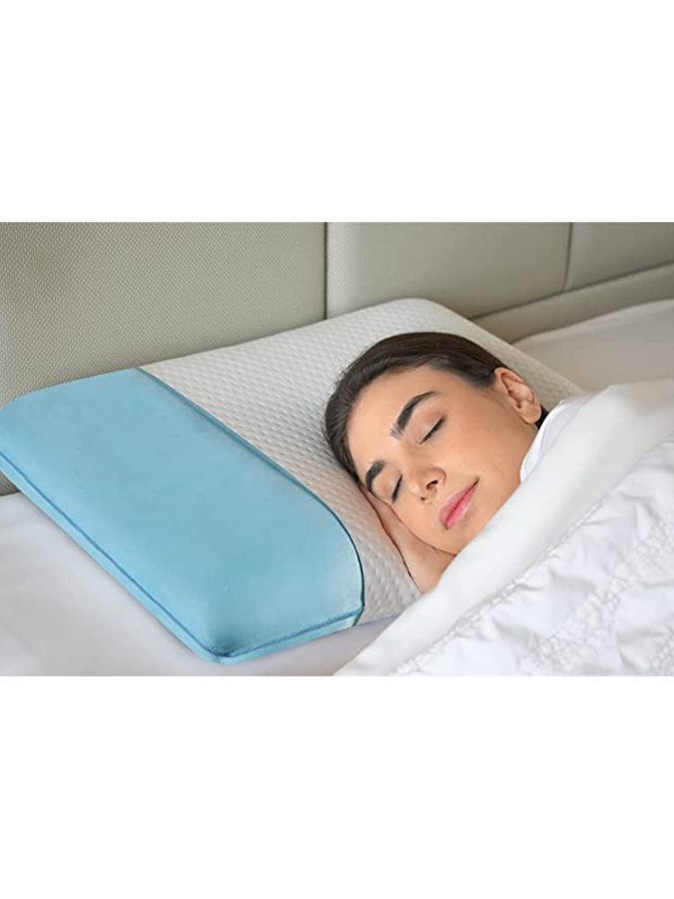 SLEEPSIA Cervical Orthopedic Memory Foam Pillow For Shoulder And Neck Pain -Regular- Pack Of 1