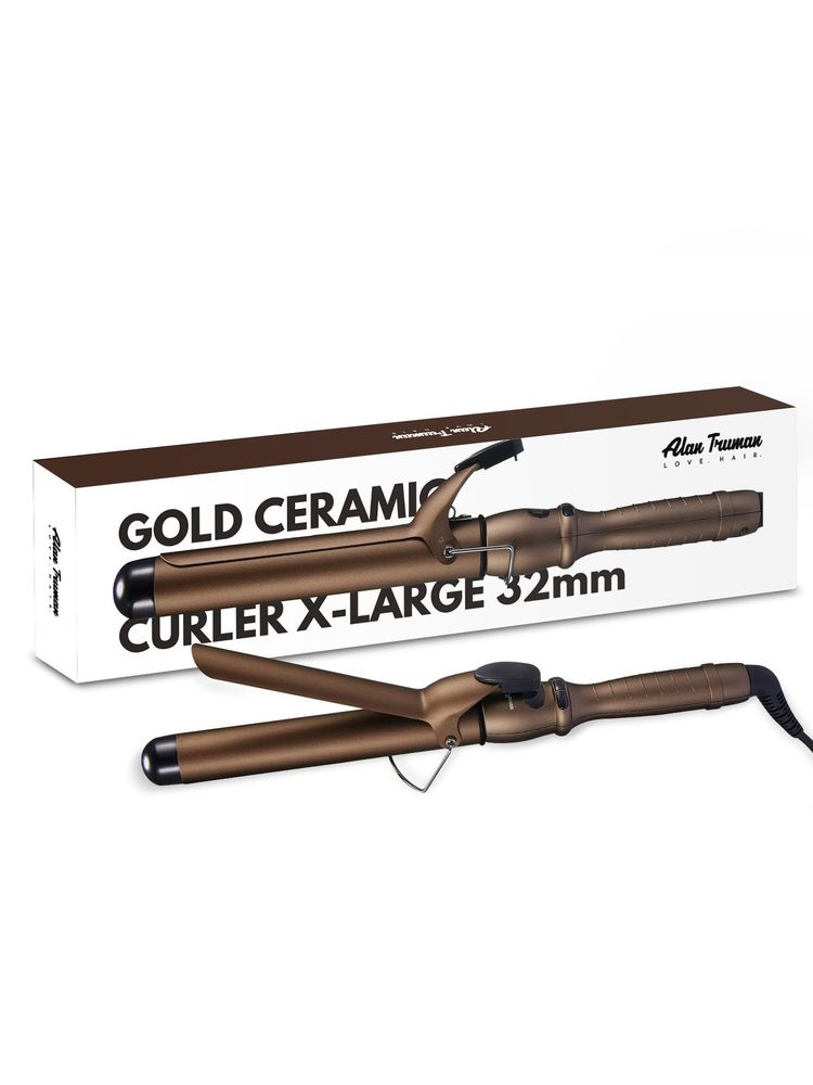 Alan Truman 32mm Gold Tourmaline Ceramic Hair Curler