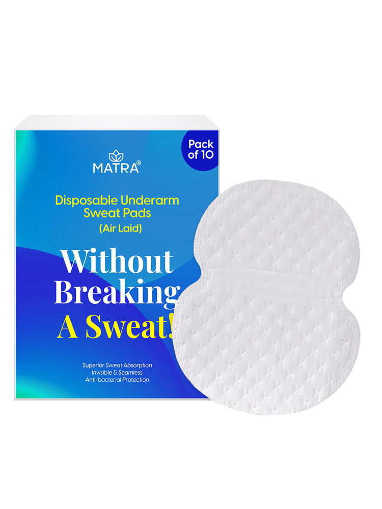 Matra Disposable Underarm Sweat Pads For Sweating & Odour Control - Extra Absorption With No Stains-picture-13