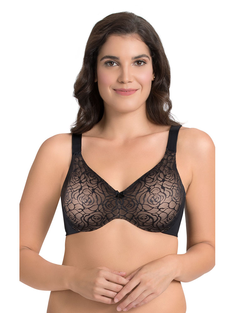 Ultimo Perfect Profile Minimizer Bra - Black-picture-12