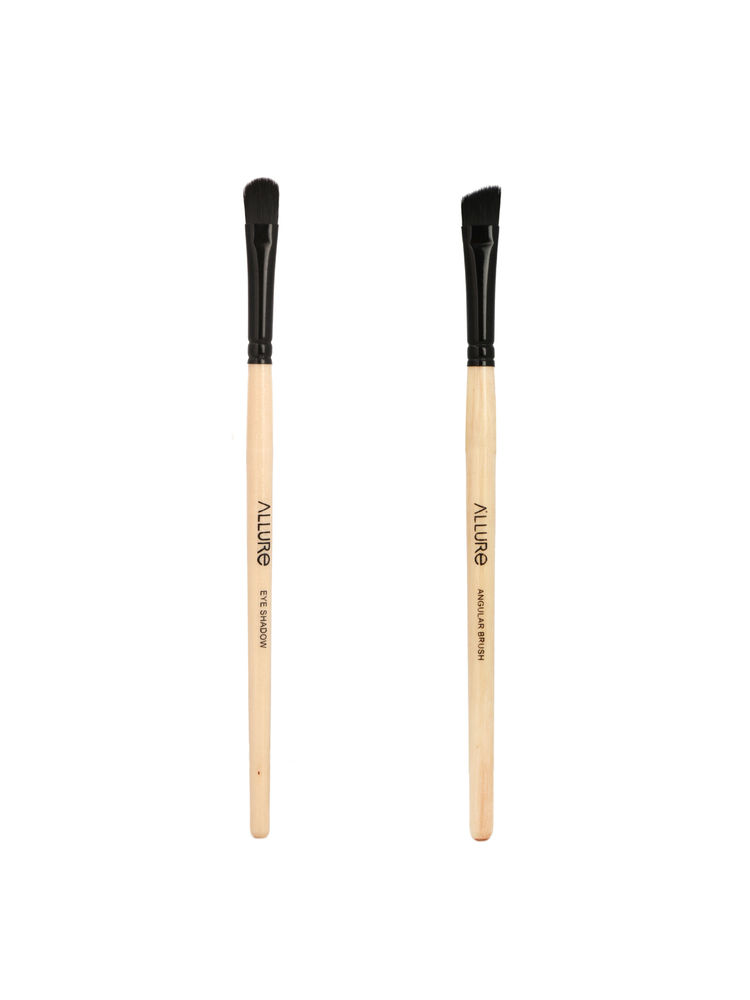 Allure Classic Eye Shadow & Angular Brush Combo – Eye Makeup Brushes
