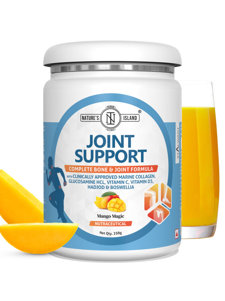 Nature's Island Collagen Bone Joint Formula For Stronger And Flexible Bones & Joints - Mango Magic