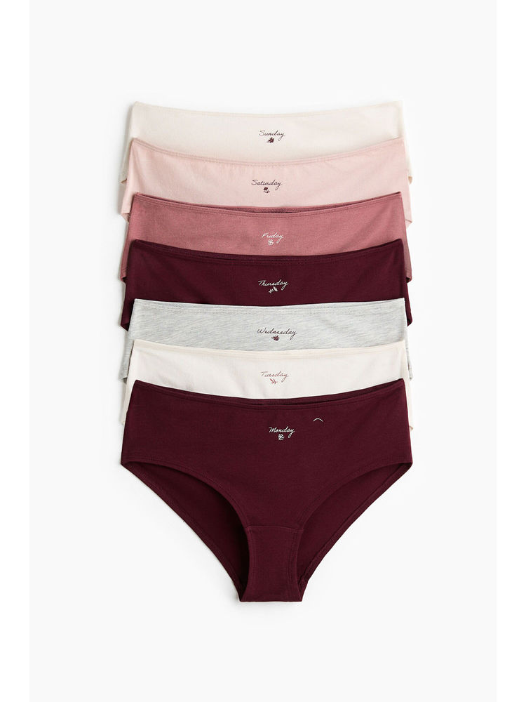 H&M Women Red 7-Pack Hipster Briefs-picture-12