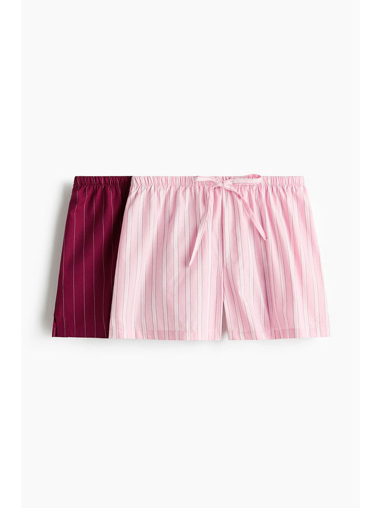 H&M Women Red 2-Pack Pyjama Shorts-picture-25