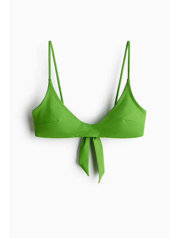 H&M Women Green Padded Bikini Top-image-38