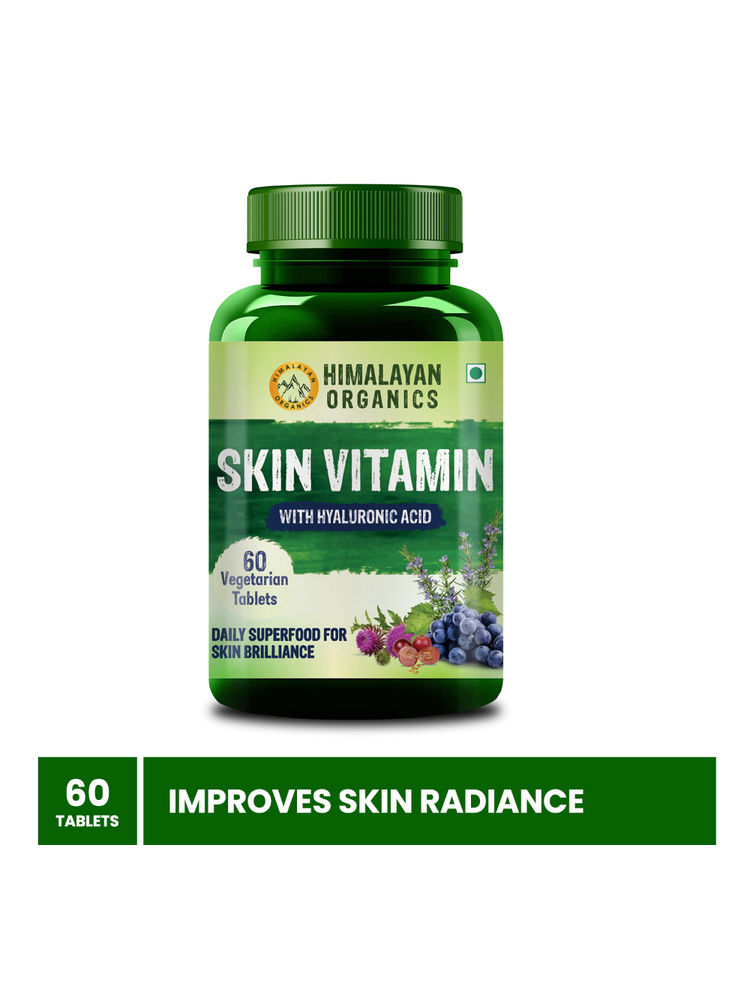 Vlado's Himalayan Organics Skin Vitamin with Silybum Extract for Skin Glow & Hydration Tablets-image-34