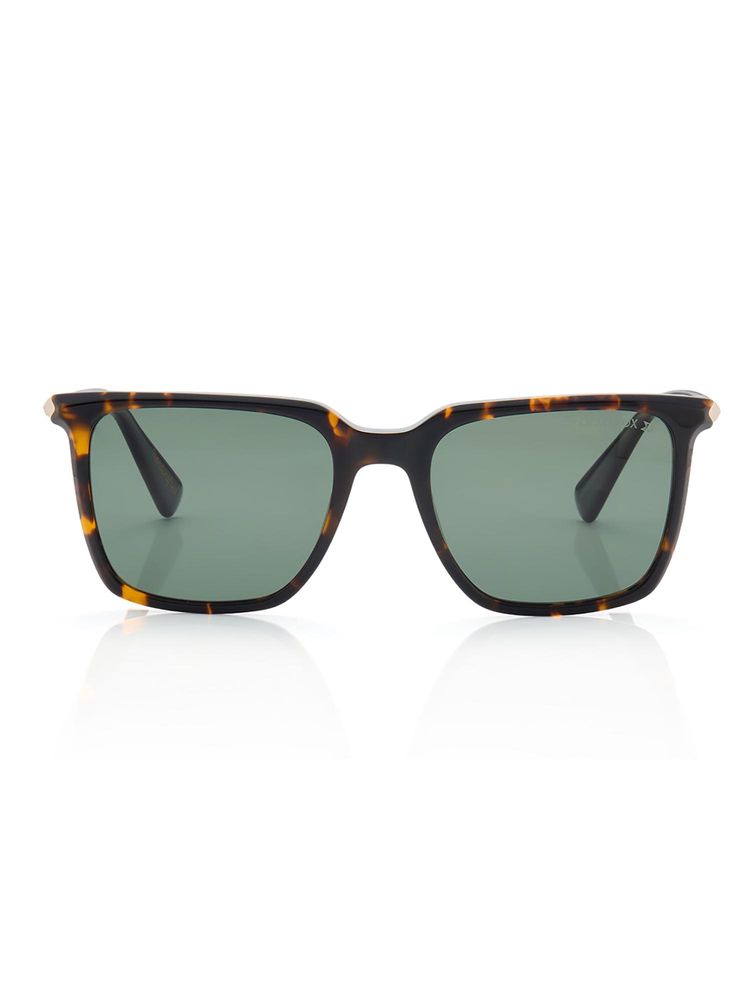 shisen fox unisex arias kimyou acetate green square uv coating full rim sunglass-asg49 (54)