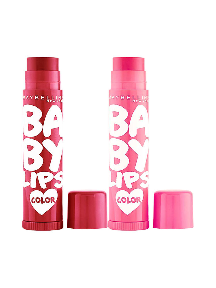 Maybelline New York Baby Lips Color Balm Combo - Pink Lolita + Berry Blush