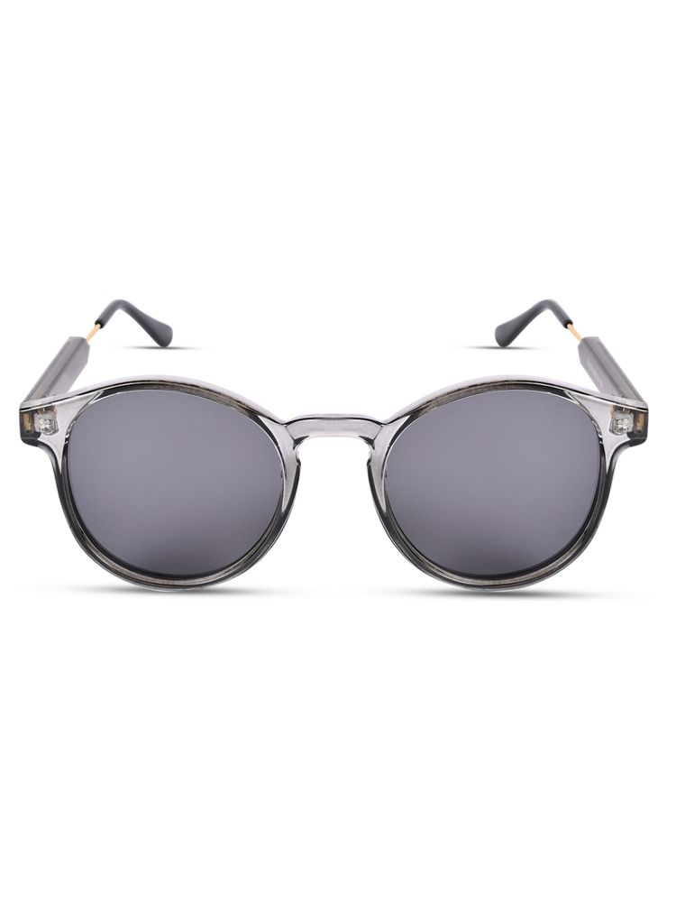 Voyage Grey Round Sunglasses for Men & Women - 3185Mg3878 (50)-picture-9