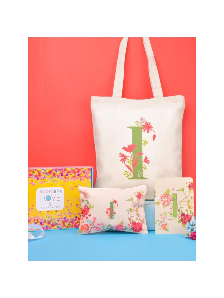 Doodle Collection White Monogram B Diary Gift (Set of 3)-image-14