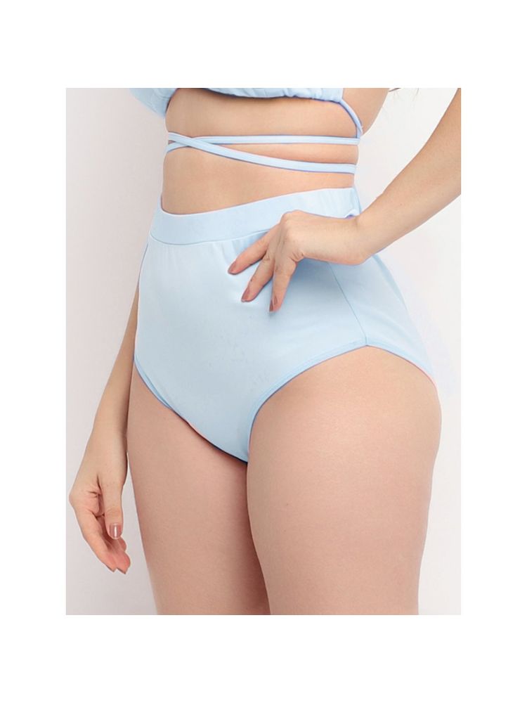 Erotissch Women Blue Solid Swim Bikini Bottoms-image-19