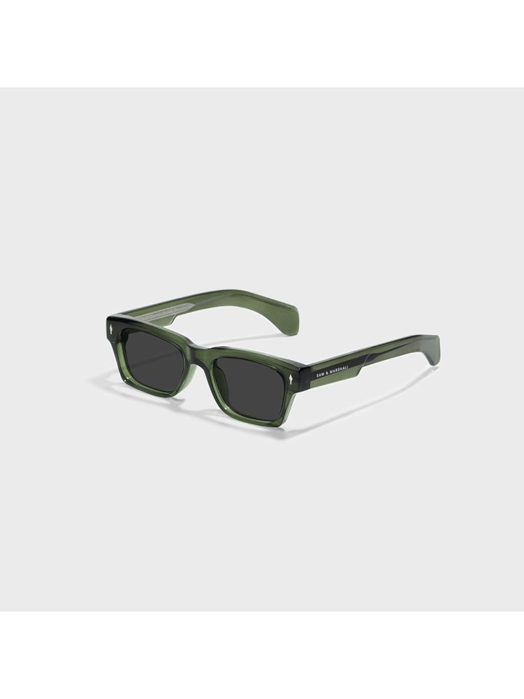 SAM AND MARSHALL 400% UV Protection Propionate Black Lens Rectangle Sunglasses-image-31