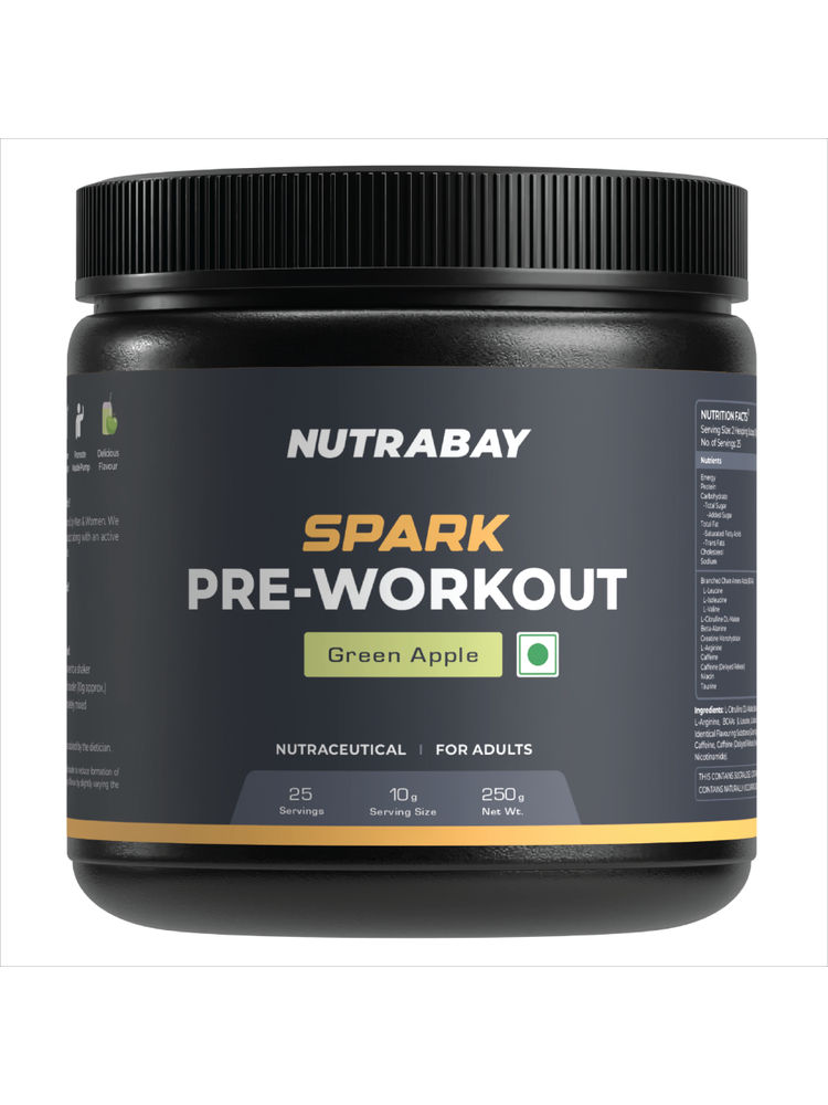 Nutrabay Gold Spark Pre-workout - Green Apple