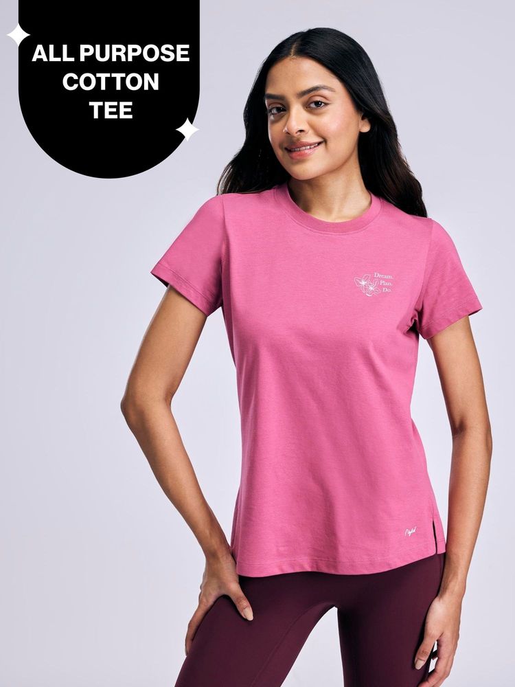 Nykd By Nykaa Breathe Cotton All Purpose Multi-Tasking Tee NYAT513 Malaga-picture-4