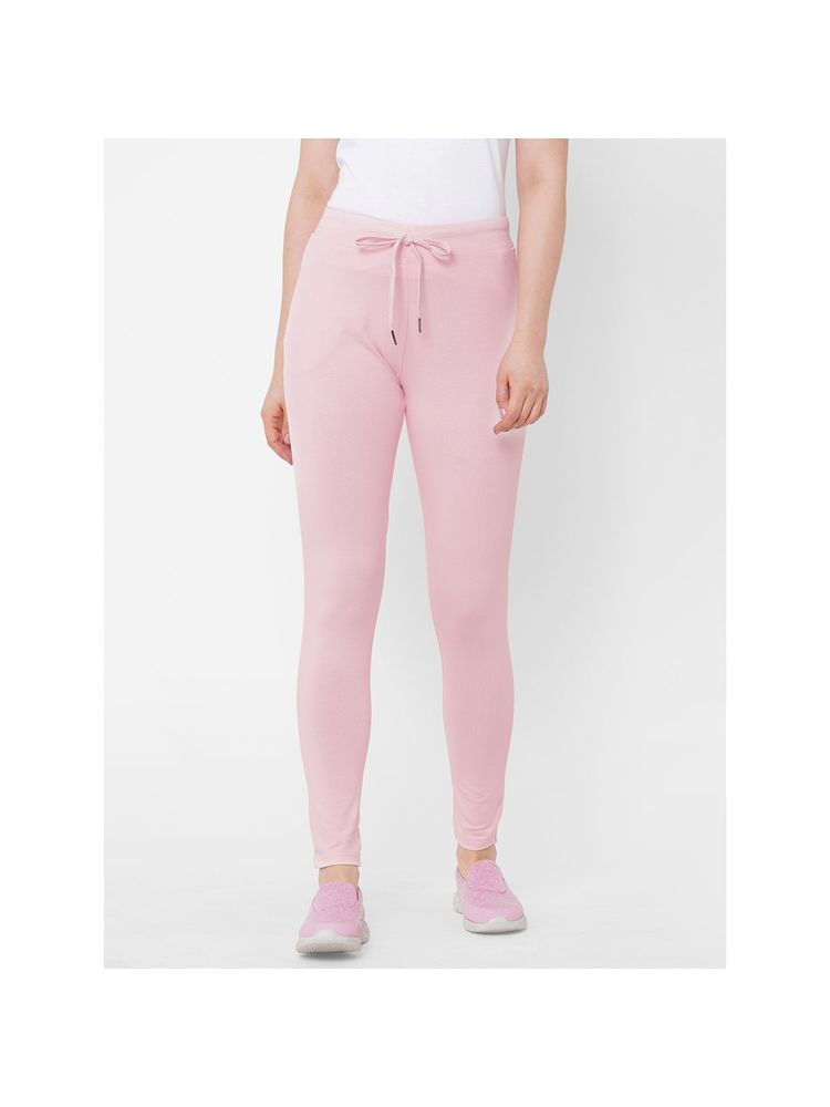 Sweet Dreams Womens Solid Soft Pink Tights-picture-25