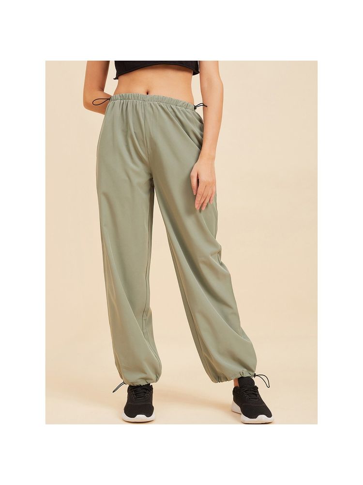 Sweet Dreams Womens Solid Green Joggers-picture-12