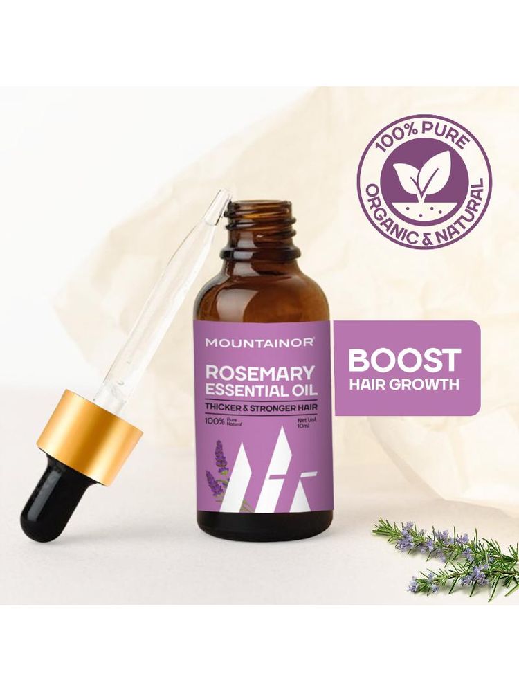 Mountainor 100% Pure Rosemary Essential Oil For Hair Growth, Organic & Natural Oil For Hair & Skin.-image-9