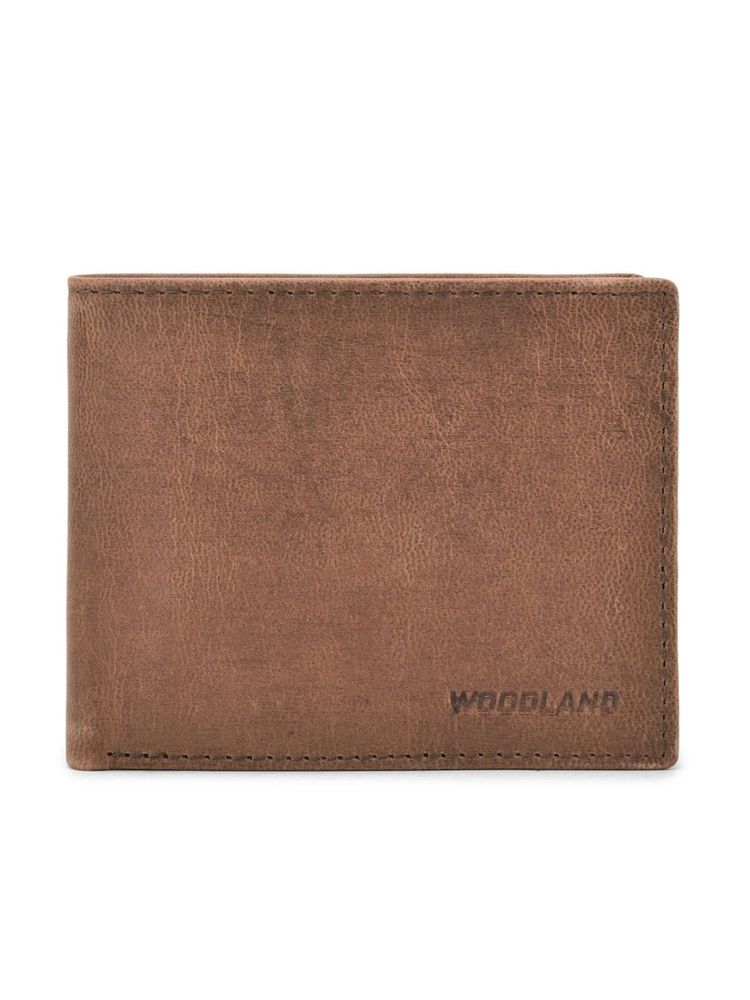 WOODLAND Mens Solid Brown Wallet-picture-13