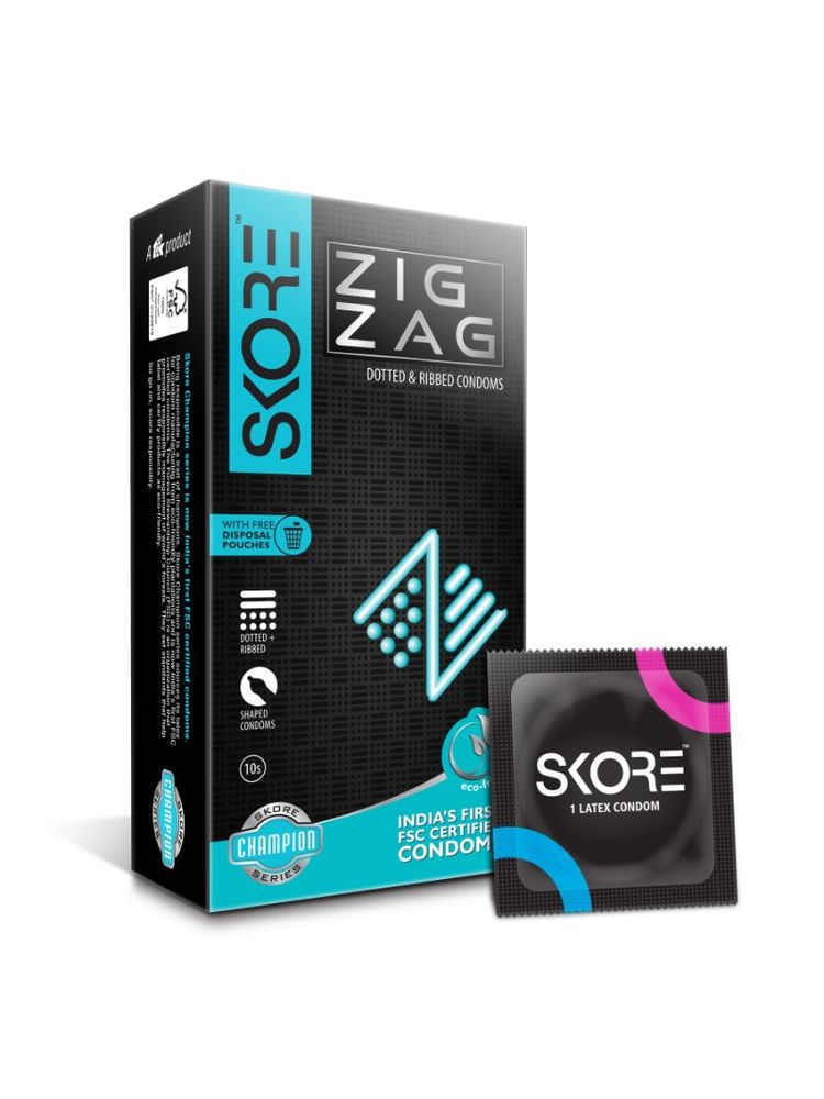 Skore Zig Zag Condoms