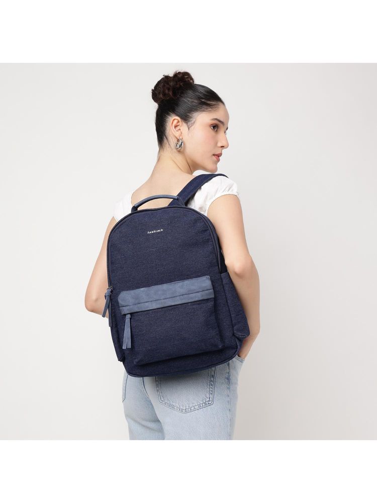 fastrack accessories Fastrack True Denim 14-Inch Laptop Compatible Backpack-picture-21