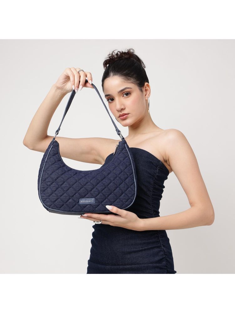 fastrack accessories Fastrack Navy Blue Denim Flux Handbag-picture-13